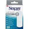 Nexcare™ Universal Soft Touch Plasters, 25 mm x 72 mm, confezione da 20 pezzi