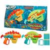 TOYS ONE Hasbro Nerf Dinosquad Stego-Duo 2 Blaster 10 Dardi