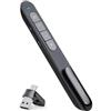 Kinizuxi 2-in-1 USB Type C Puntatore Presentatore Wireless Presenter Telecomando Presentazioni Powerpoint Senza Fili, 2.4GHz Telecomando Slide PC Pointer Penna Presentazioni per Computer Portatile Mac