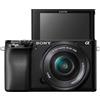 Sony Fotocamera Mirrorless Digitale Kit 6100 ILCE-6100LB + Obiettivo Power Zoom