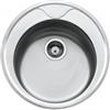 Apell PRONTA CONSEGNA - SPEDIZIONE IMMEDIATA Lavello da Incasso 1 Vasca Circolare Tonda Diametro 51 cm con foro Miscelatore Acciaio Inox Serie Circum Apell CIVIFRIPC