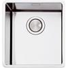 Apell Lavello da Incasso 1 Vasca Monovasca Sottotop 376 x 436 mm Acciaio Inox Serie Ferrara Plus Apell FEM34UBC