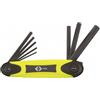 C.K T4406 - Set di 8 chiavi esagonali pieghevoli