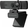 Conceptronic Webcam con Microfono 4K Ultra HD USB 2.0 Clip colore Nero - AMDIS08B