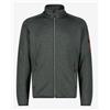 Cmp Man Jacket Verde Melange Pile Leggero Uomo