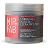 NIP & FAB Nip + Fab Charcoal and Mandelic Acid Fix, Pads di pulizia con carbone attivo e acido mandelico per uso quotidiano, Amamelide, Fiore di loto, Minimizzazione dei pori, Controllo del sebo, 60 pezzi