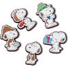 Crocs Peanuts, Charm Decorativi per Scarpe Unisex, 5 Pack