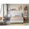 EvergreenWeb Letto Contenitore | YORK Struttura Bianca - Cuscino Bianco 120x190 cm