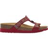 SCHOLL SHOES NEW BOGOTA' WEDGE SATIN+BEADS W DK RED/MULTI 42