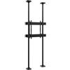 Hagor CPS supporto pavimento-soffitto back-to-back per due display 75-86