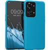 kwmobile Custodia Compatibile con OnePlus Nord 2T 5G Cover - Back Case per Smartphone in Silicone TPU - Protezione Gommata - blu indaco