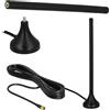 DELOCK Antenna LTE Omnidirezionale Fissa SMA 3-5dBi 12,5cm Cavo RG-174 A/U