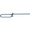Trixie Guinzaglio Mountain Rope con Semistrangolo L-XL 1,7m/13mm Blu-Verde per Cani