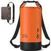 Glymnis Borsa Impermeabile 5L 10L 20L Dry Bag Sacco Impermeabile con Tracolla Regolabile, Include Custodia Impermeabile per Cellulare, Ideale per Barca, Pesca, Rafting, Nuoto