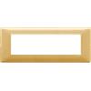 Vimar 14657.43 PLANA Placca 7M, 20,6x8x0,9cm, Tecnopolimero, Reflex Ambra
