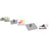 Spille quadrate slim personalizzabili piccole 22 x 22 mm personalizzate o neutre