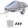 VEVOR Copertura Marino per Barca Impermeabile in Tessuto Oxford 600D 320-342 cm