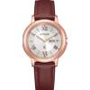 Cittadino Orologio da donna Citizen Eco-Drive EW2427-19A in pelle oro rosa zaffiro