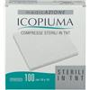 Icopiuma Compresse Adesive di Garza Sterili in TNT 10x10 cm 100 Pezzi