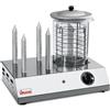 Sirman Hot Dog Modello Y09 con 4 chiodi Riscaldatori pane n. 4 Capacità wurstel n. 30