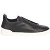 ZEGNA SNEAKER TRIPLE STITCH� IN SECONDSKIN NERE ZEGNA NER NERO Uomo