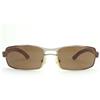 Mach 20 Occhiale da sole Mach 20 uomo modello 1098 colore oro/bronzo/legno