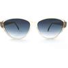 L'AMY occhiale da sole L'amy vintage unisex mod. Esther colore grigio/col.0053
