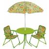 Galileo Set bimbo tavolino ombrello e due sedie metallo oxford jungle 5906261