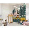 Komar Disney - Carta da parati fotografica in tessuto non tessuto, motivo Mickey & Minnie Embrace Nature - dimensioni 200 x 250 cm - Carta da parati per bambini