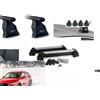 MENABO BARRE PORTATUTTO MAZDA CX-5 ANNO 2016+PORTASCI 4 PAIA ALLUMINIO CHIAVI ANTIFURTO