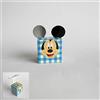 scotton spa Bomboniera Scatola cubo Confetti Inserto Topolino Mikey Mouse Disney Celeste Set 20 pz Art 68032