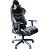DecHome Poltrona Da Gaming Fortnite in Poliuretano Cm 68,5x69,5x121-128.5 h Grig