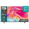 HISENSE TV QLED 43" 4K SMART TV E7KQ BLACK