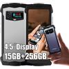 DOOGEE Smini 4G Rugged Smartphone, 3000Mah Batteria, Helio G99 Octa Core 15GB+25