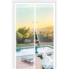 HOWIN Zanzariera Magnetica, Tenda Zanzariera Porta Finestra 120x200CM, Zanzariere Magnetiche Per Porte Finestre (Bianco)
