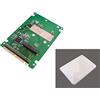 KALEA-INFORMATIQUE Adattatore da mSATA a IDE 44 per il montaggio di un SSD mSATA al posto di un disco IDE 2,5