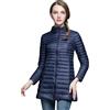 Peuignao Piumini Leggeri Donna Lungo Giacca Piumino Donna Leggero Puffer Jacket Giubbotto Piumino Ultraleggero Donna Giubbino Piumino Trapuntato Donna Giacche Piumini Cappotto Piumino Donna Pieghevole Marina L