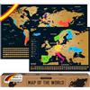 envami Mappa del Mondo da Grattare - Spagnolo
