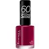 Rimmel London 60 Seconds Super Shine smalto per unghie ad asciugatura rapida 8 ml Tonalità 320 rapid ruby