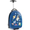 RELAX4LIFE Valigietta per Bambini 16, con Ruote, Bagaglio a Mano da Viaggio, per Ragazze e Ragazzi (BLU)