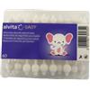 Alvita Baby Bastoncini cotonati per bambini 100% puro cotone 60 pezzi