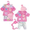 BABY born Set cappotto rosa 43 cm con leggings e cappello