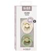 BIBS Set Di 2 Ciucci Bibs Colour Salvia E Avorio 6-18 m