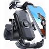 JOYROOM Porta Cellulare Moto-[2025 Tirante in Metallo][160 km/h Antiurto] porta cellulare bici, Universale Bicicletta Manubrio Holder per iPhone 16 Pro Max Samsung Smartphone 4.7-7
