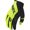 O'NEAL | Guanti Moto & Motocross | MX MTB FR Downhill | Vestibilità, Materiale Permeabile all'Aria | Guanto Element RACEWEAR V.24 | Adulti | Nero Giallo Neon | Taglia S