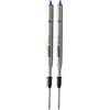 Lamy M16 ricarica per penna a sfera ad alta capacità in metallo - confezione da 2 - Ricambio originale per tutte le penne a sfera Indelebile - Tratto fine, inchiostro blu
