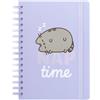 Grupo Erik: Quaderno ad anelli Pusheen Moments | Quaderno A5, copertina rigida, chiusura elastica, carta di alta qualità, pagine puntinate, Bullet Journal, Pusheen Gadget