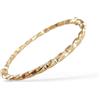 BRACCIALE DA DONNA RIGIDO IN ORO 18 KT MOTIVO TORCIONE SFACCETTATO