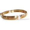 BRACCIALE DA DONNA RIGIDO A FASCIA IN ORO 18 KT CON INCISIONI