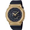 Casio Orologio CASIO G-SHOCK GM-2100G-1A9ER Silicone Nero Gold Dorato Sub 200mt